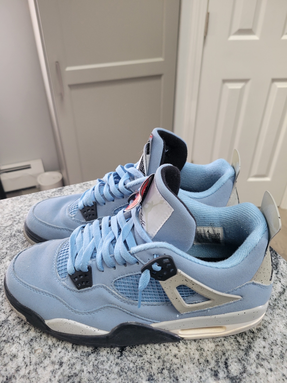 Nike Air Jordan 4 Retro sneakers University Blue sz 11 - Picture 2 of 6